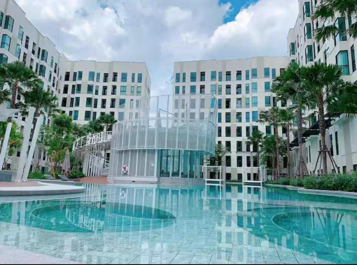 Unio Sukhumvit 72 Boutique Condo Ban Khlong Samrong Exteriör bild