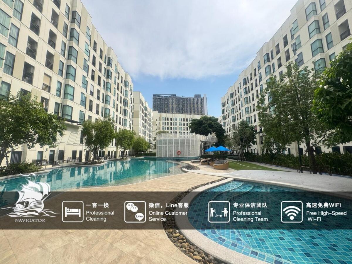 Unio Sukhumvit 72 Boutique Condo Ban Khlong Samrong Exteriör bild